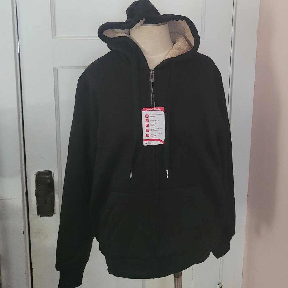 Speedrun Scodi men's jacket. Temp control, Black, Fleece, Size L